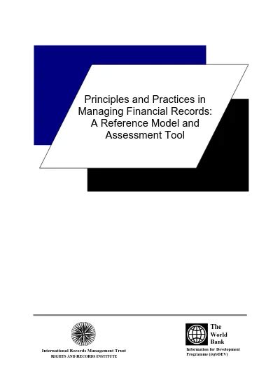 Principles and Practices in Managing Financial Records: A Reference.